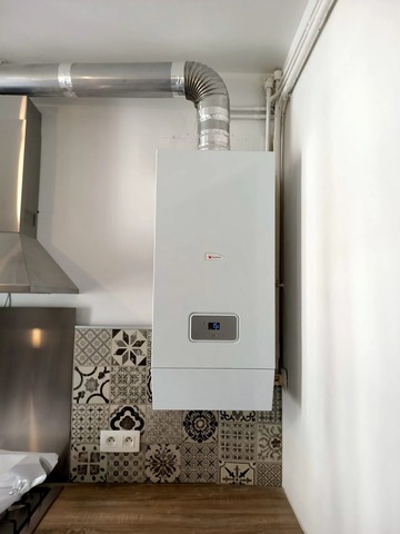 remplacement d'une chaudière murale gaz et de son thermostat